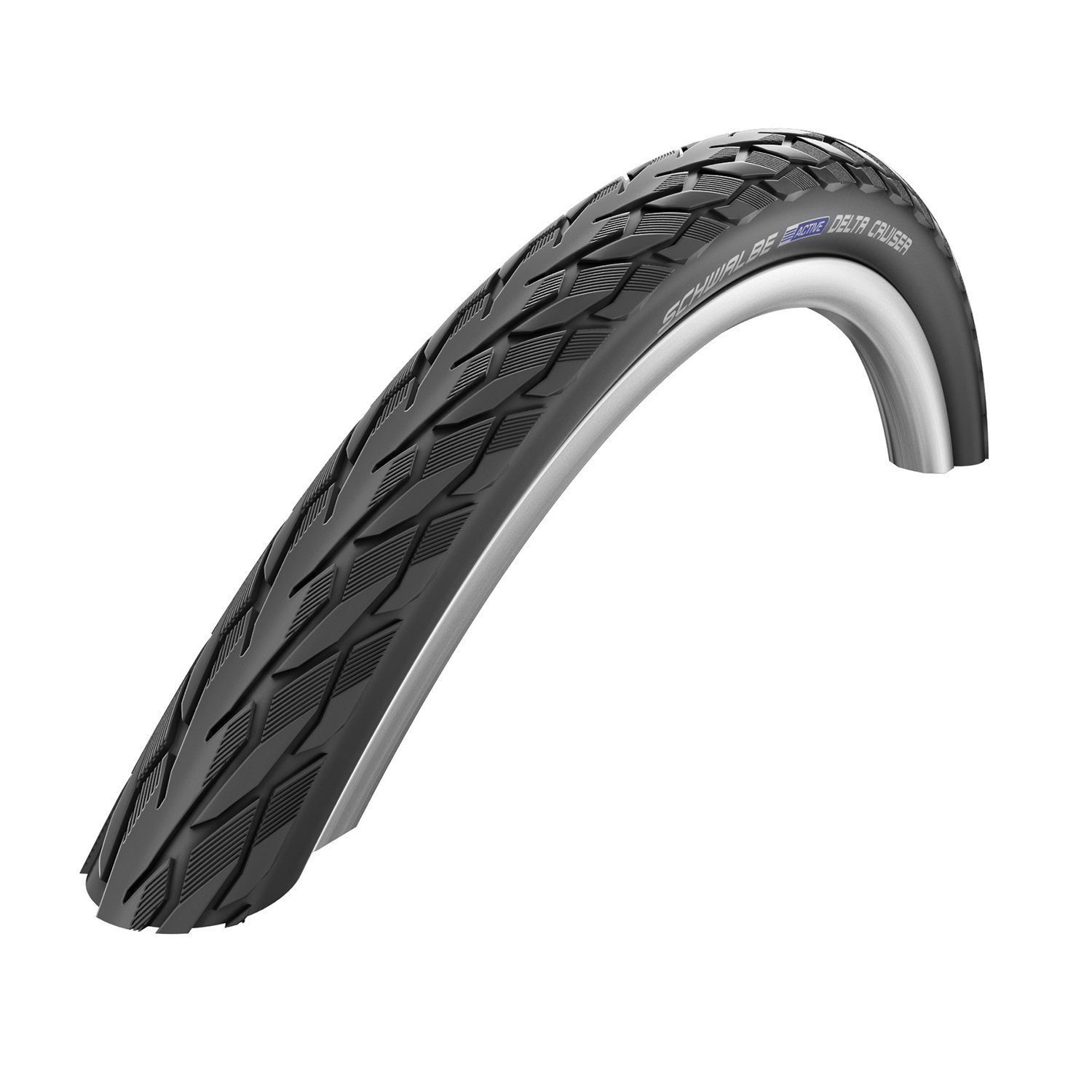 Schwalbe Delta Cruiser SBC Kevlar Guard Active Wired Tire - Black, 700 x 28C 0 — image 1