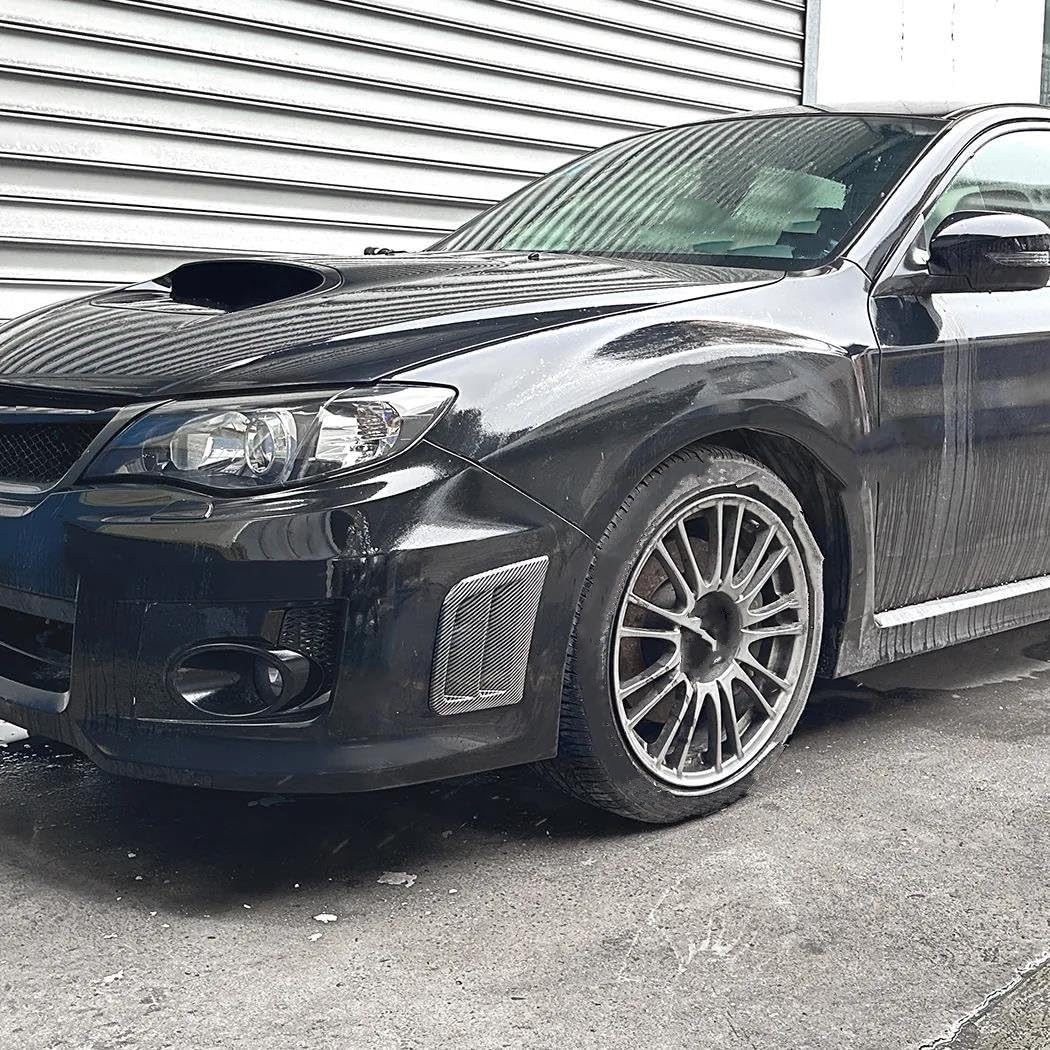 pour Subaru pour Impreza WRX STI 2009-2014 Cache D'aération Latérale De Pare-Chocs Avant(Gloss Black)
