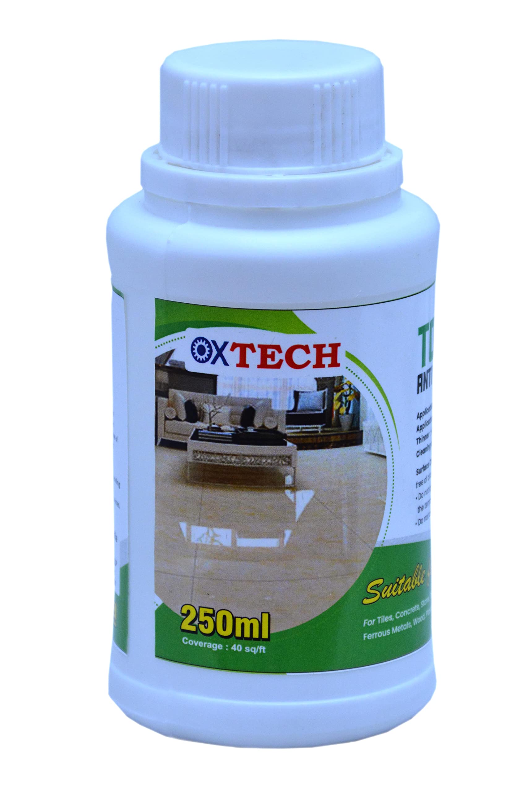 OXTECH Topaz Anti Slip Coating for Dry Floors | High Gloss, Clear coat for Wood | Tiles | Stone | Concrete | Metal | Plastic Surfaces (80 Sq Ft Coverage) (B09K492TSM) Amazon Price History, Amazon Price Tracker