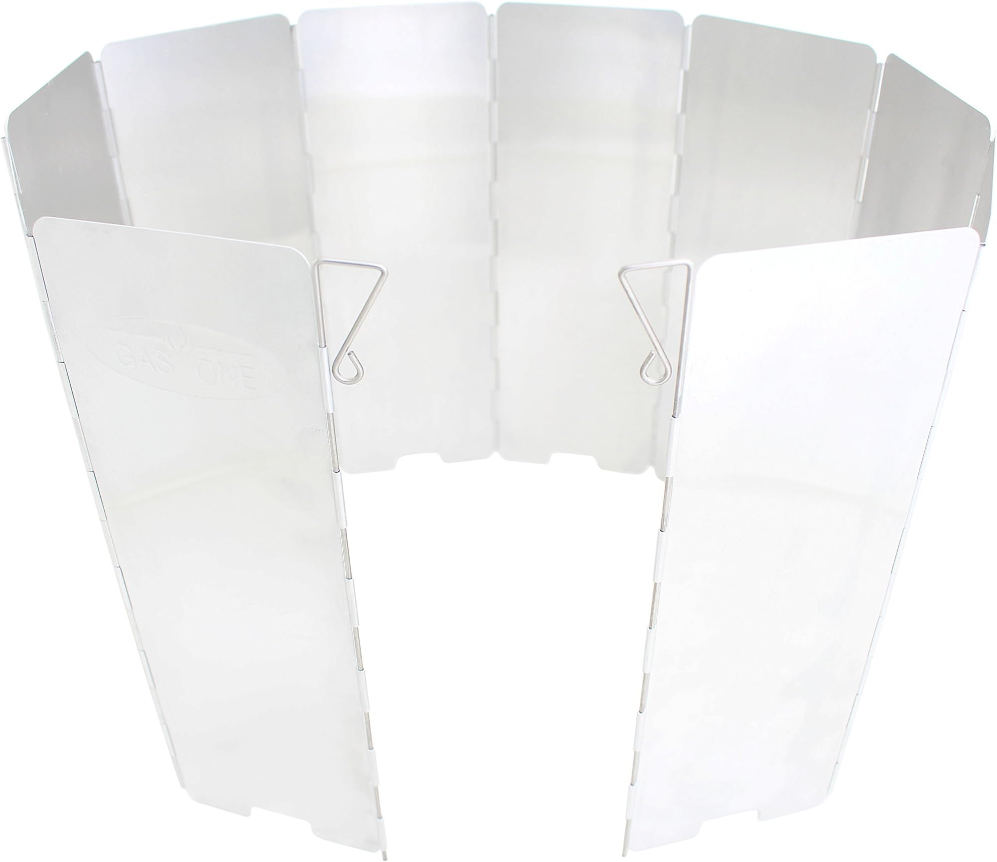 GasOne Aluminum 10 Plates Windscreen: for Use with Gas One Stove and Other Backpacking Stoves, Camping Stoves, Butane Stoves, Alcohol Stoves with Carrying Case