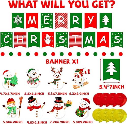 Miniatura 6 de Remolinos colgantes de Navidad, muñeco de nieve, decoraciones colgantes rojas y verdes, decoración de techo de invierno de Navidad, decoración