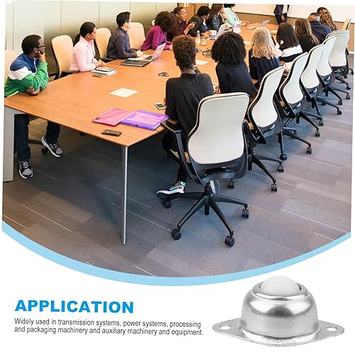 Miniatura 2 de SOLUSTRE Rodamiento de transferencia de rueda 6 uds. Rodamientos de bolas de ruedas de rotación, rodillo de transferencia de rodillos de tornillo,