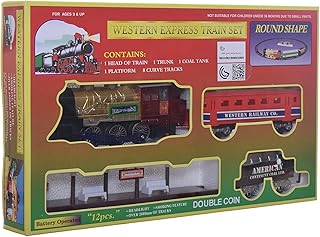 Train Toy With Railway 22X39X39Cm Multicolor