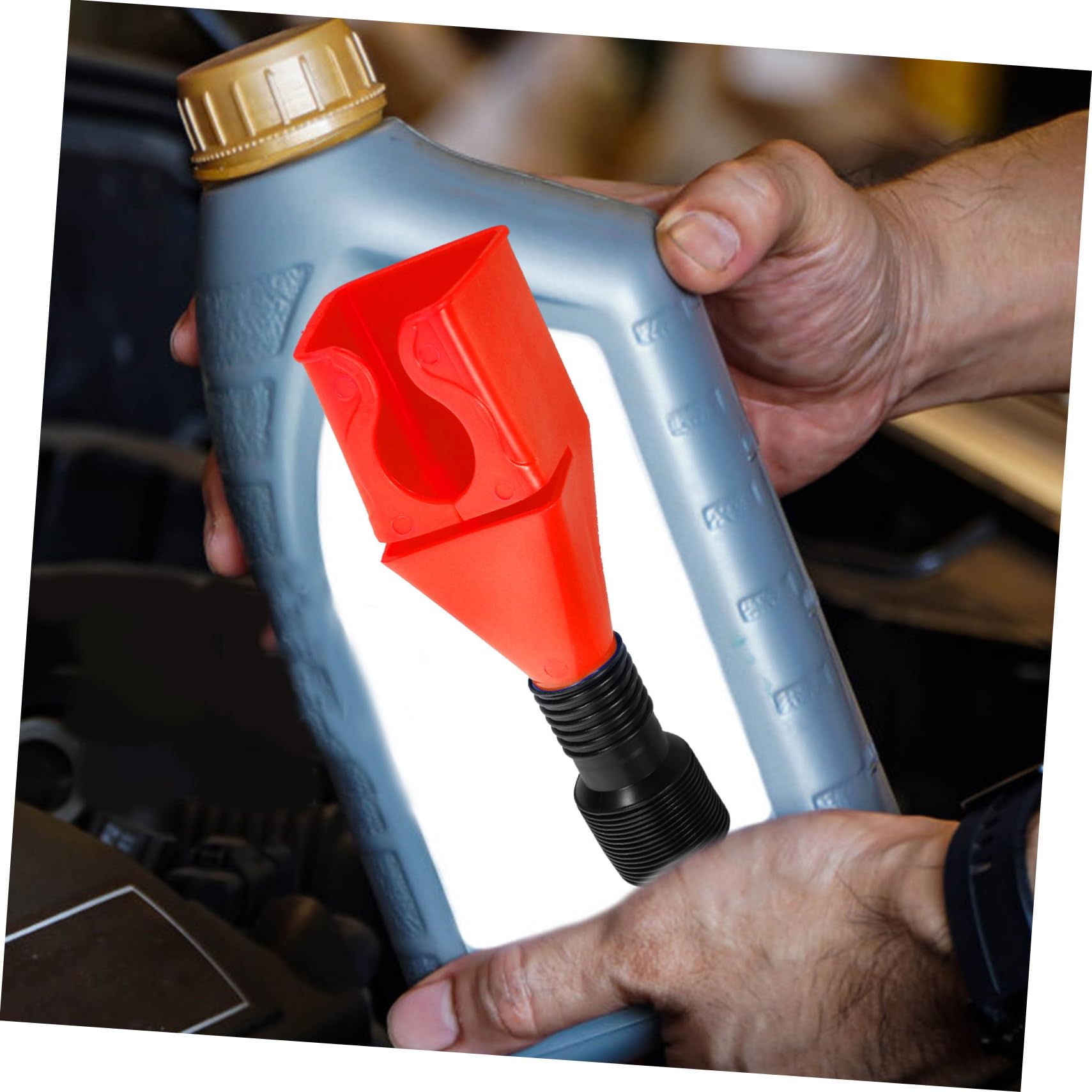 40pezzi Imbuto Flessibile Per Auto Con Tubo Estensibile Di Imbuto Per Carburante e Motore Design Sicuro e Pratico Per Rifornimento Senza Sprechi