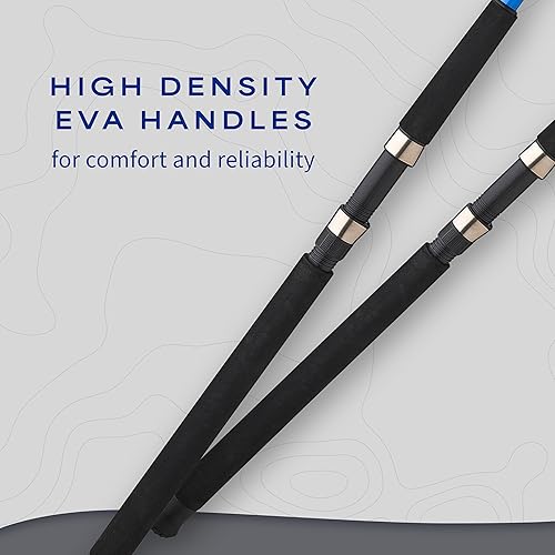 Miniatura 5 de Shakespeare Tiger Spinning Reel and Fishing Rod Combo Tigre,Kit de roble musgoso de pez gato tigre,Kit de bagre tigre,Tigre Bagre Roble