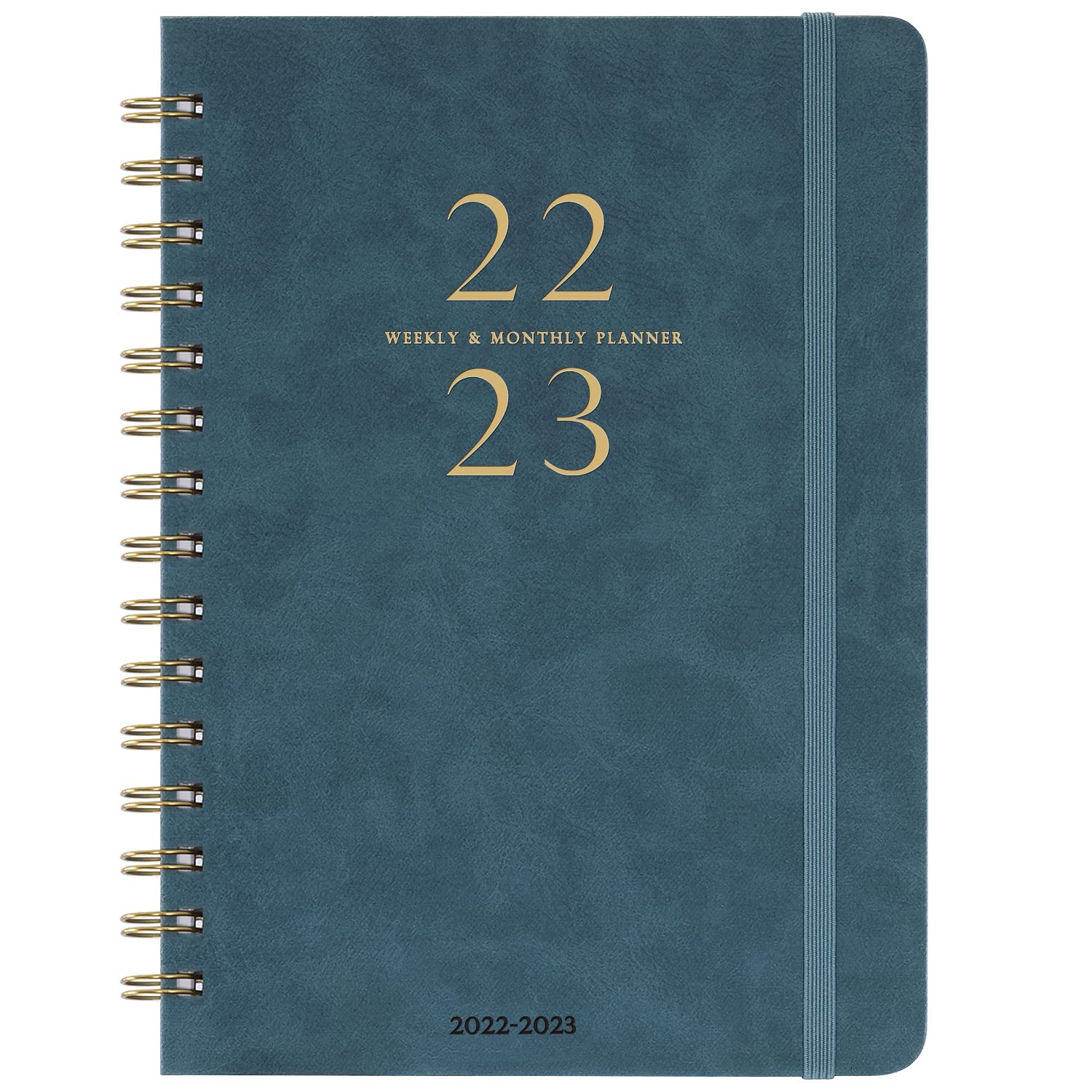 2025 Planner - Planner 2025 with Weekly and Monthly Pages, Jan 2025 - Dec 2025, 6.3" x 8.4", Strong Twin-Wire Binding, Round Corner - Green