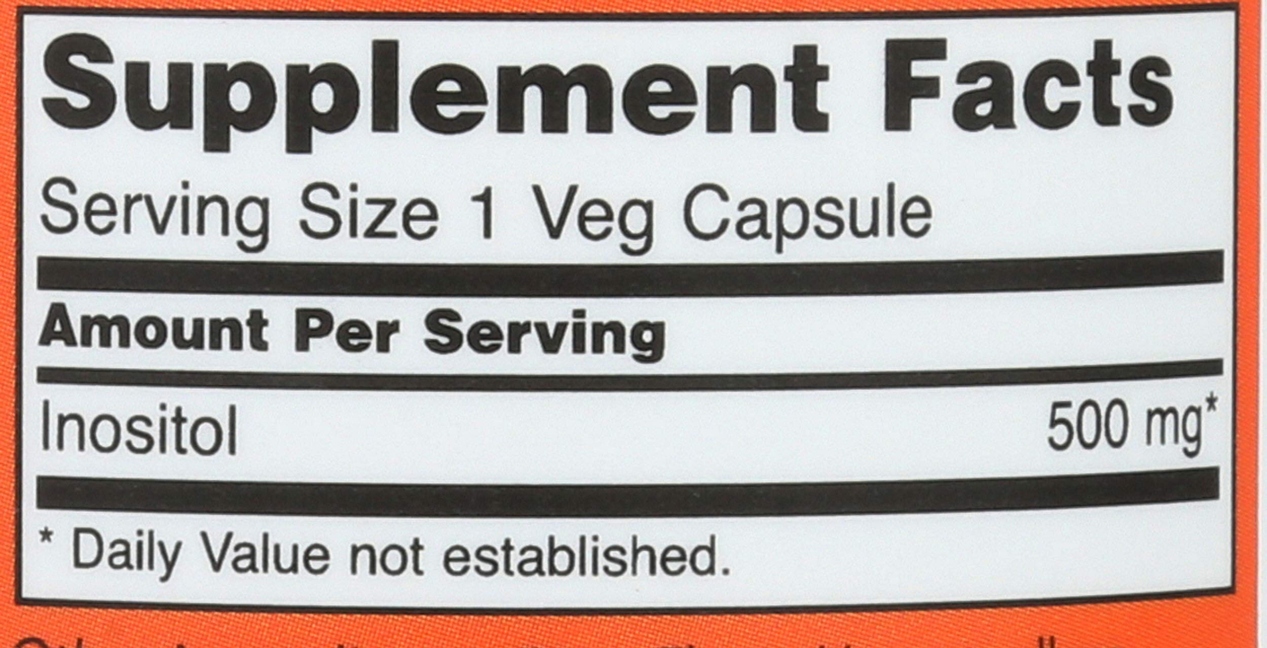 Now 500Mg Inositolo 100 Capsule - 200 g