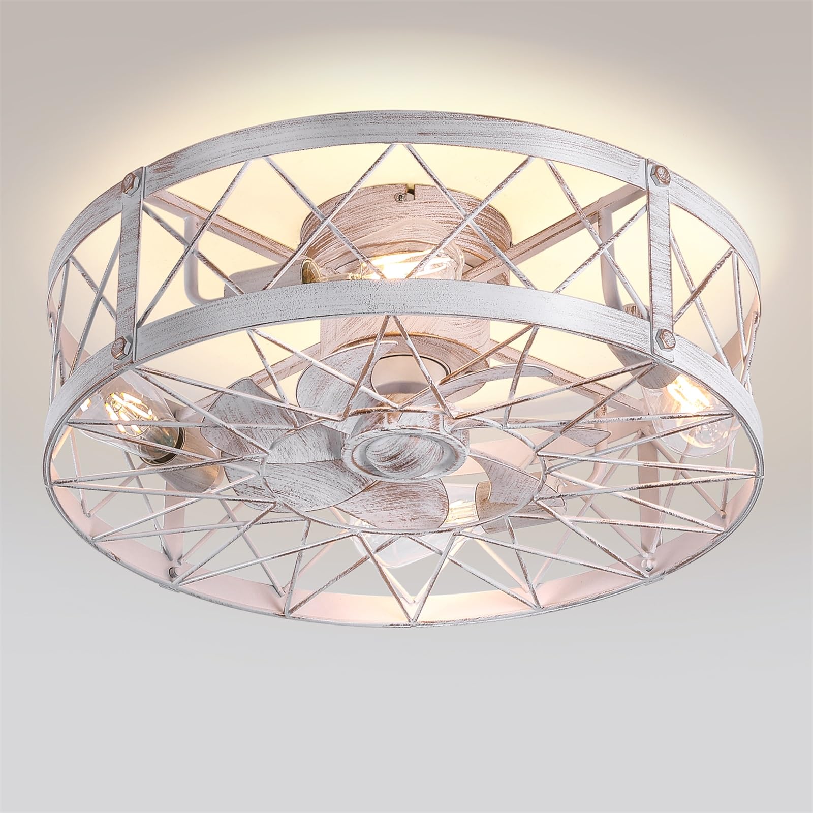 REDSTAR 24 White Caged Fan