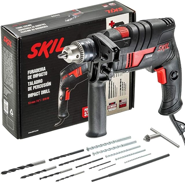 Skil Furadeira De Impacto 6555 570W 220V Com 14 Brocas