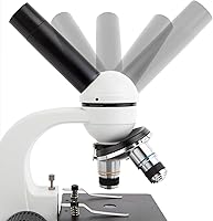 Vista 3 de AmScope M158C Microscopio compuesto monocular con visores WF10 x y Wf25 X