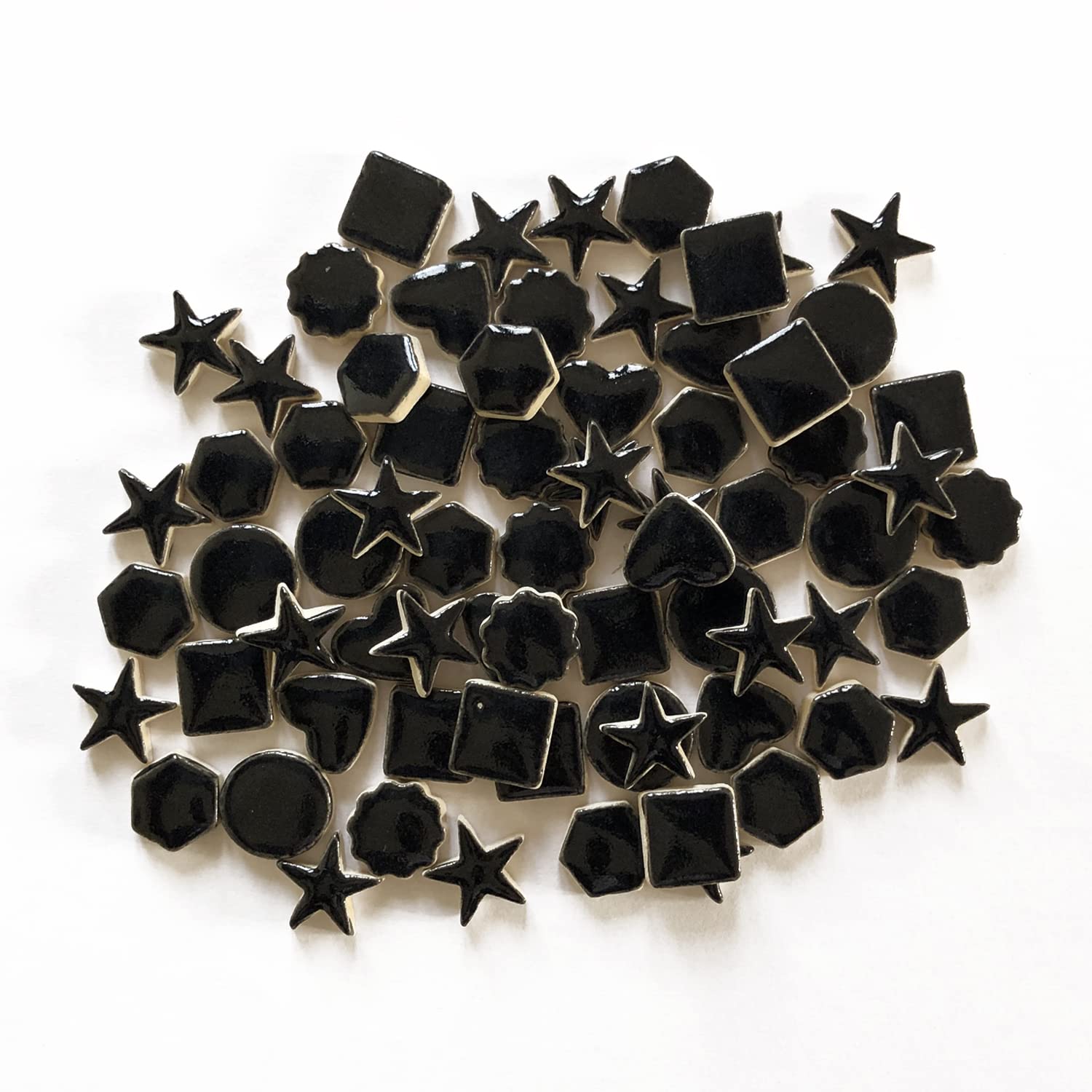 Ceramic 15mm Mixed Shape Black-picture-13