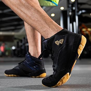 Zapatillas de boxeo versátiles para entrenamiento, zapatillas de lucha para hombre, de caña baja con soporte para combate, levantamiento de pesas para adultos, zapatillas deportivas de malla para fitn1
