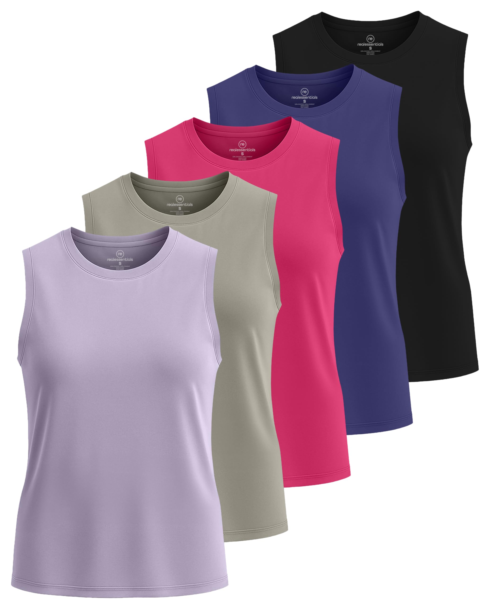 Ladies Dry Fit Muscle Tank, Set 1, XL