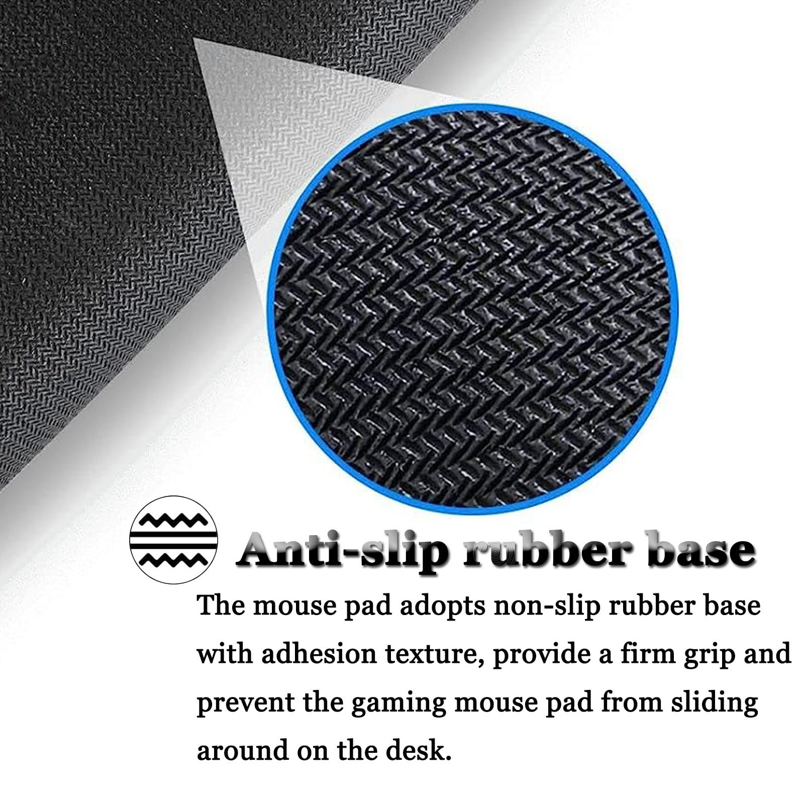 Lines XXL Large Mouse Pad - Anti-Slip Big Mousepad With Stitched Edges Keyboard Pad Mouse Mat Computer Work Gaming Cute Desk Pad Mat Desktop - View #8