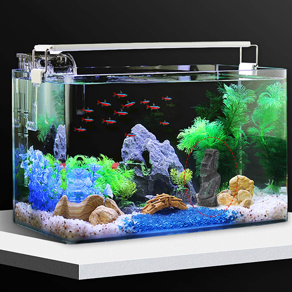 easter island ancient statue fish tank craft aquarium accessory Amazon.com: Easter Island Stone Statue Aquarium Decoration, Resin Ancient  Roman Portrait Accessories Fish Tank Ornament(S) : Pet Supplies