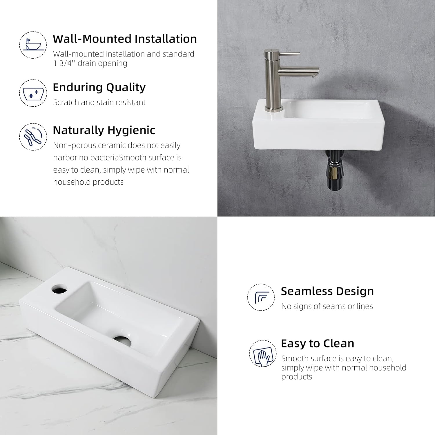 Ibergrif M41102-L wall-mounted basin installed in a modern bathroom setting with a faucet and toilet.