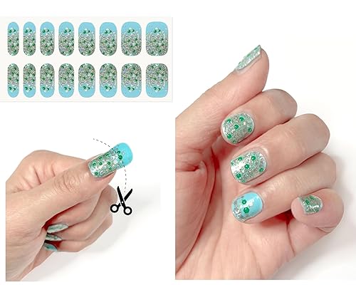 Miniatura 7 de Pegatinas autoadhesivas de color rosa brillante con purpurina tiras de esmalte de uñas más brillantes gruesas y resistentes para mujeres