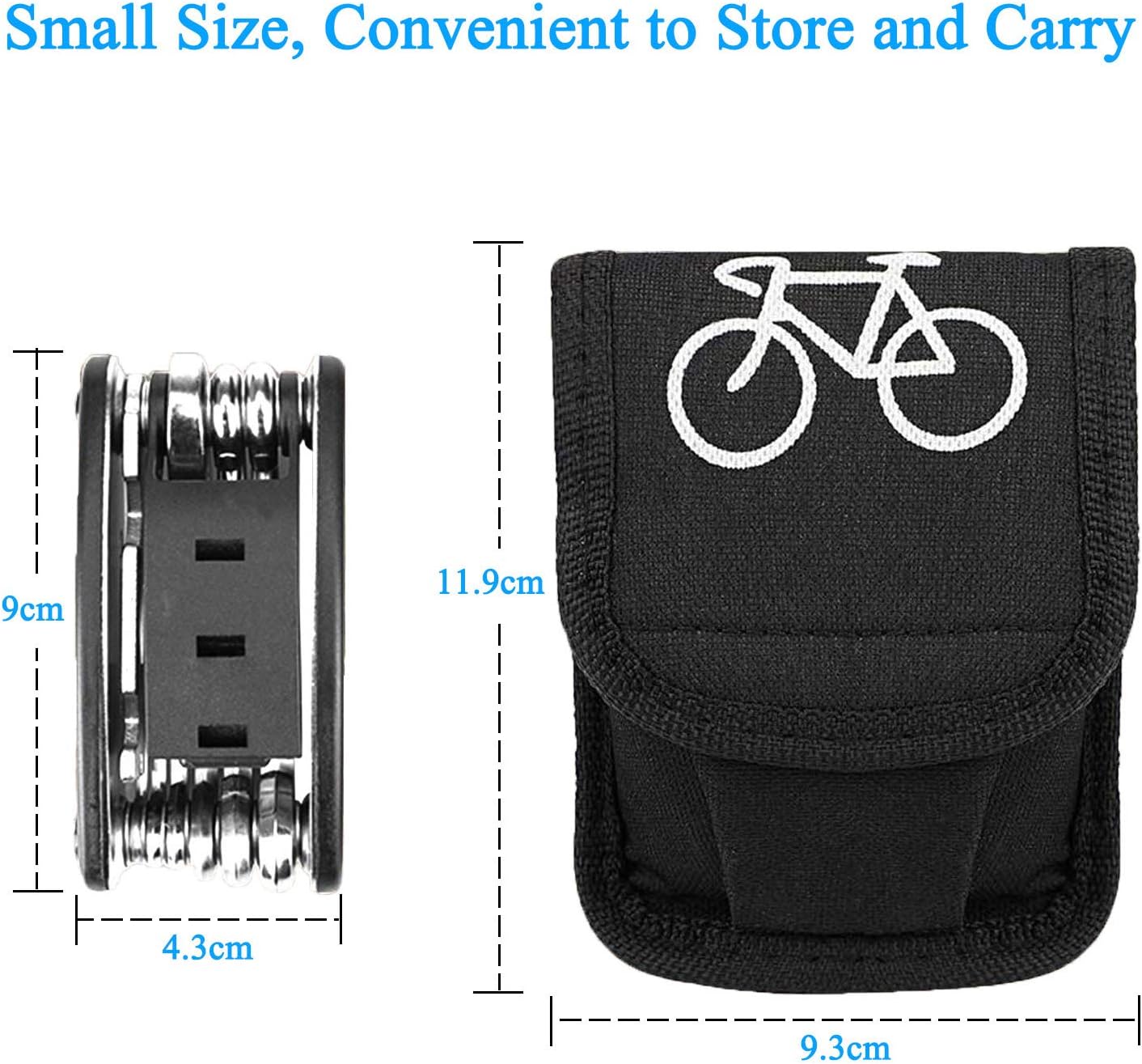 Bike Repair Tool Kit Mountain Bike Accessories for Men 16 in 1