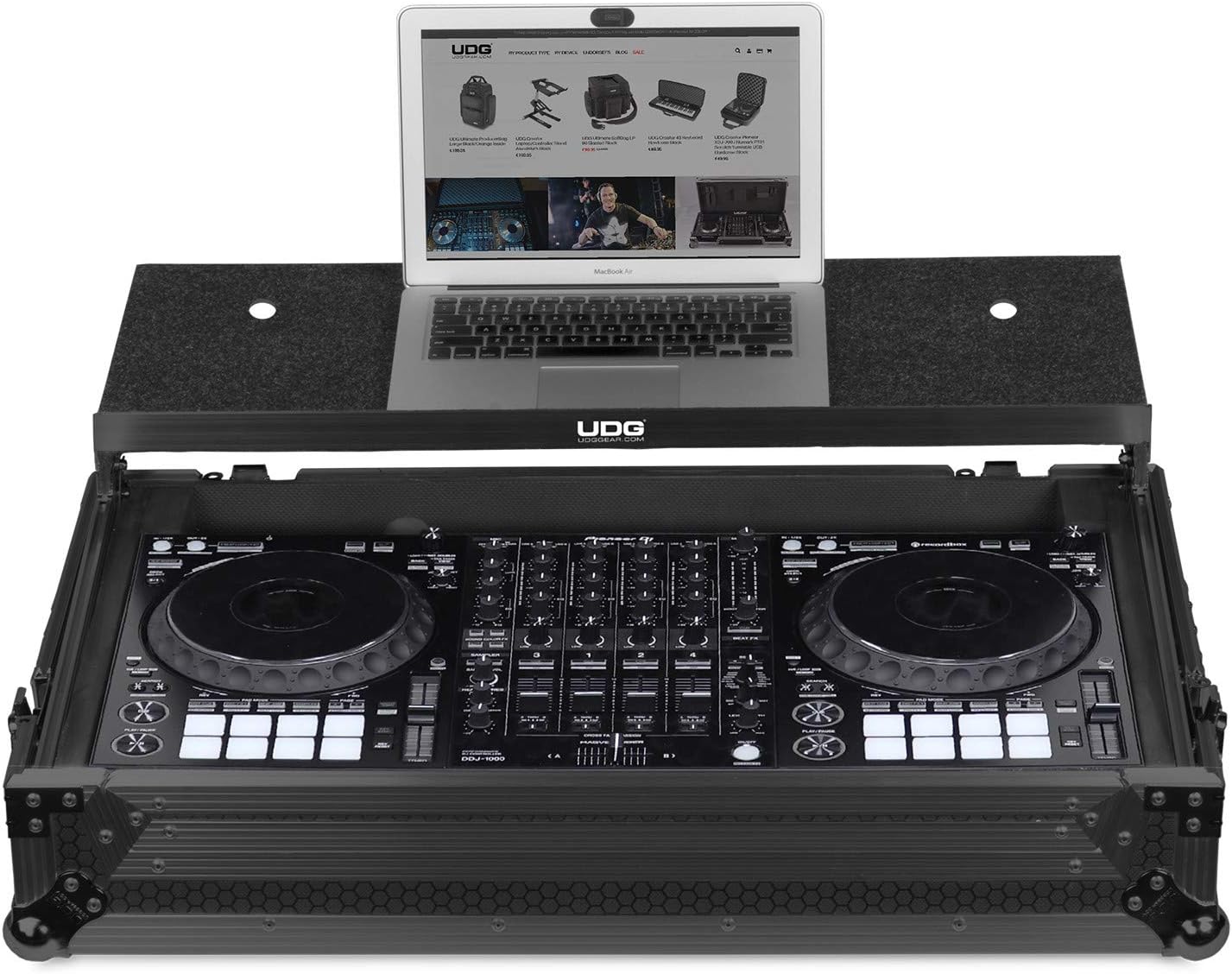 UDG Ultimate Flight Case Pioneer DDJ-1000 Black Plus (L&W)
