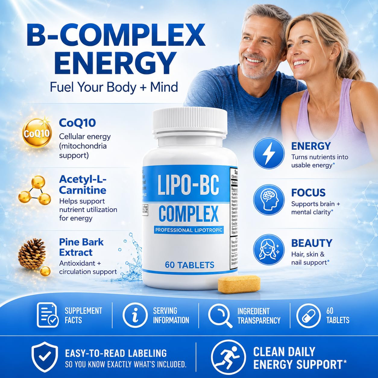 Lipo-BC Complex, Lipo BC (60 Tablets) Manufactured by Legere Pharmaceuticals for ES Global — Amazon image 8