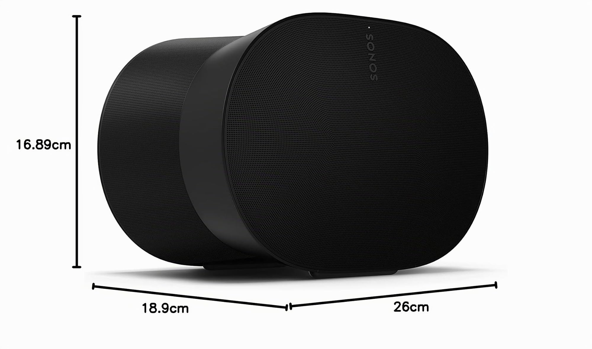 Sonos Era 300 Bocina Inalámbrica de Diseño Innovador para Audio Espacial Envolvente Wi-Fi y Bluetooth, Compatible con Dolby Atmos y Amazon Alexa - Negro