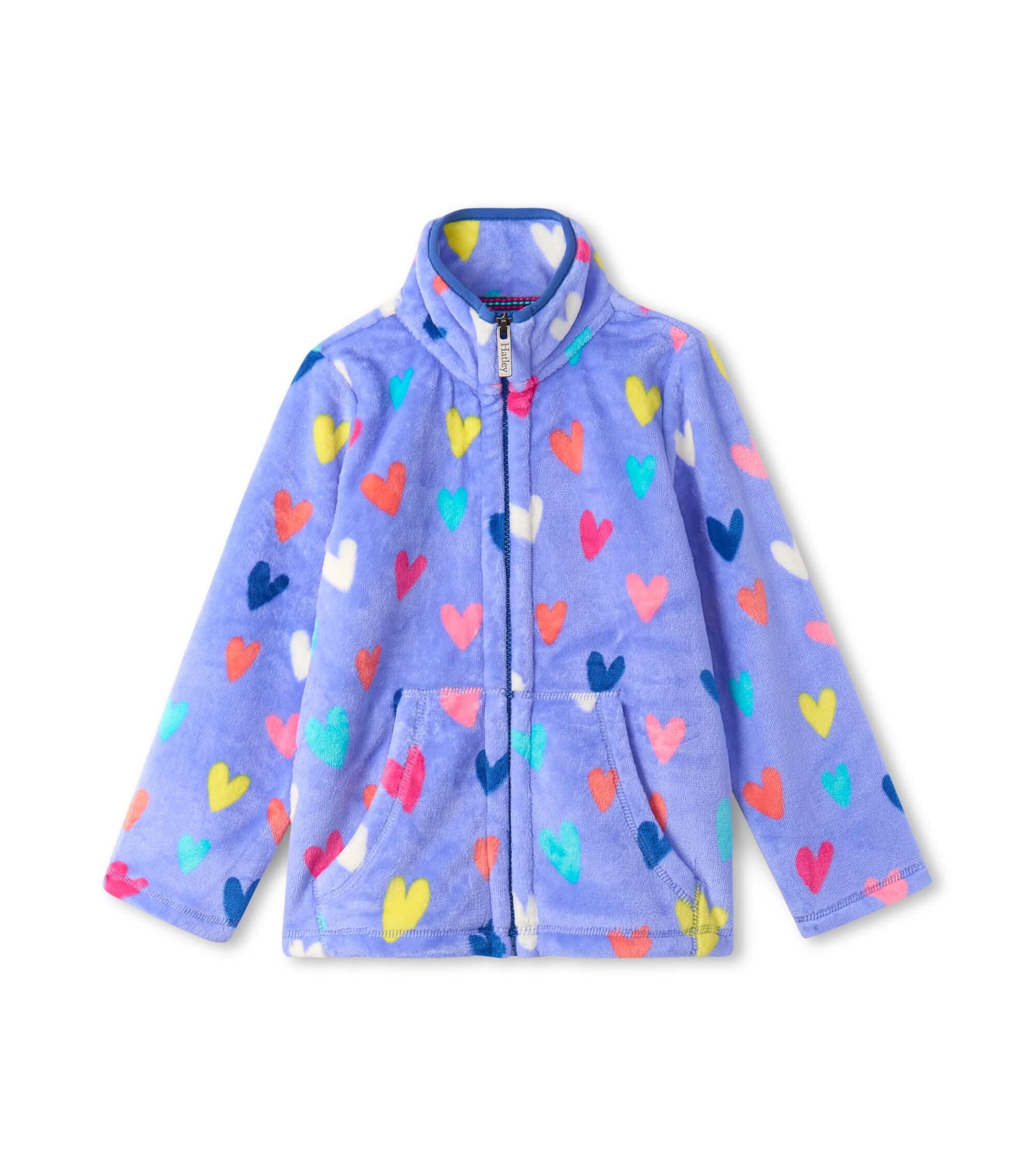 HatleyGirl's Fuzzy Fleece Zip Up Jacket