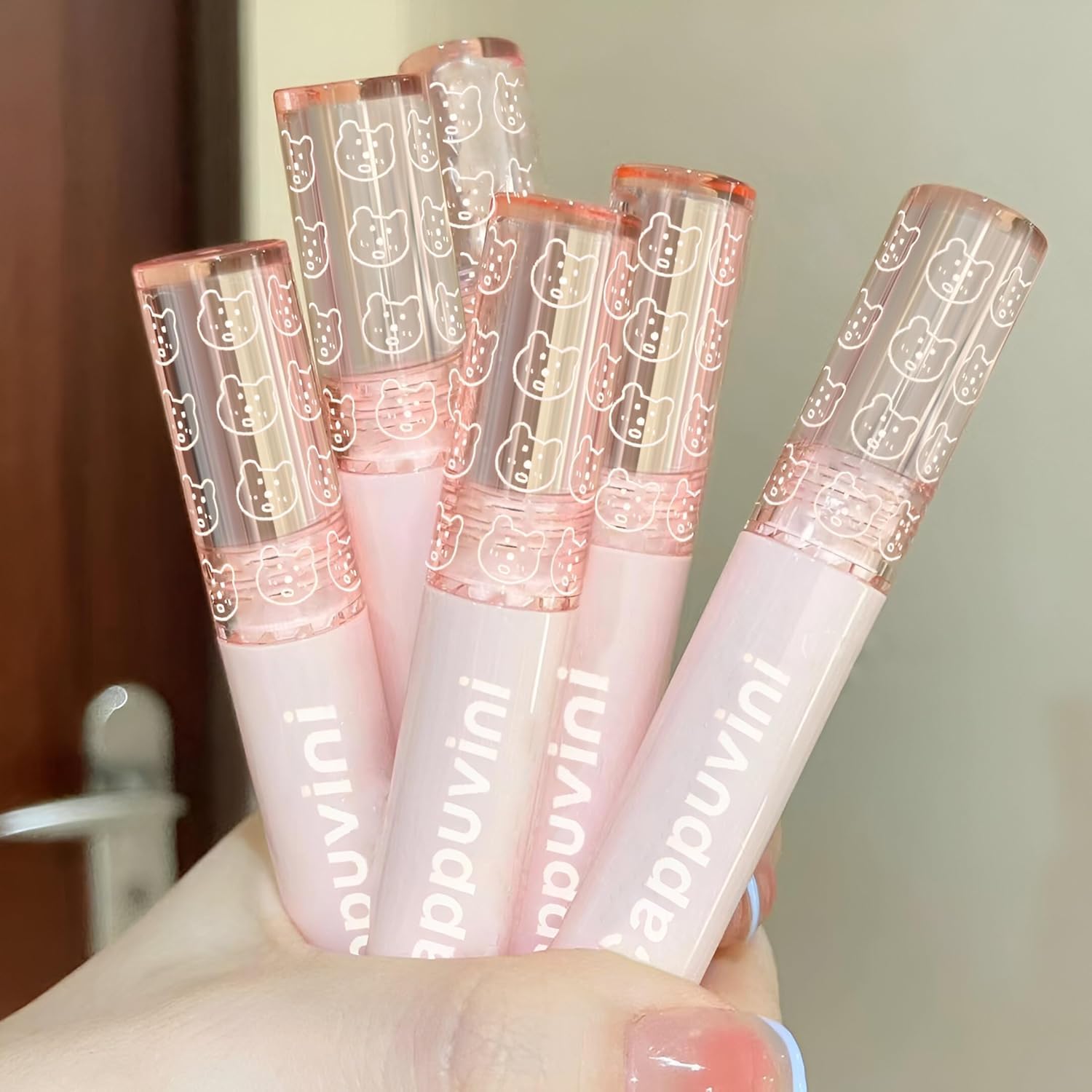 CAPPUVINI Bubble Mirror Water Lip Gloss | Moisturizing Lip Tint & Balm | Glossy Finish with Non-Sticky & Long-Lasting | Light Pink, Red, Brown Nude lipsticks for women | All Soft & Bold Shades | long stay lipstick waterproof (01# Sakura Kite, 3g)-image-35