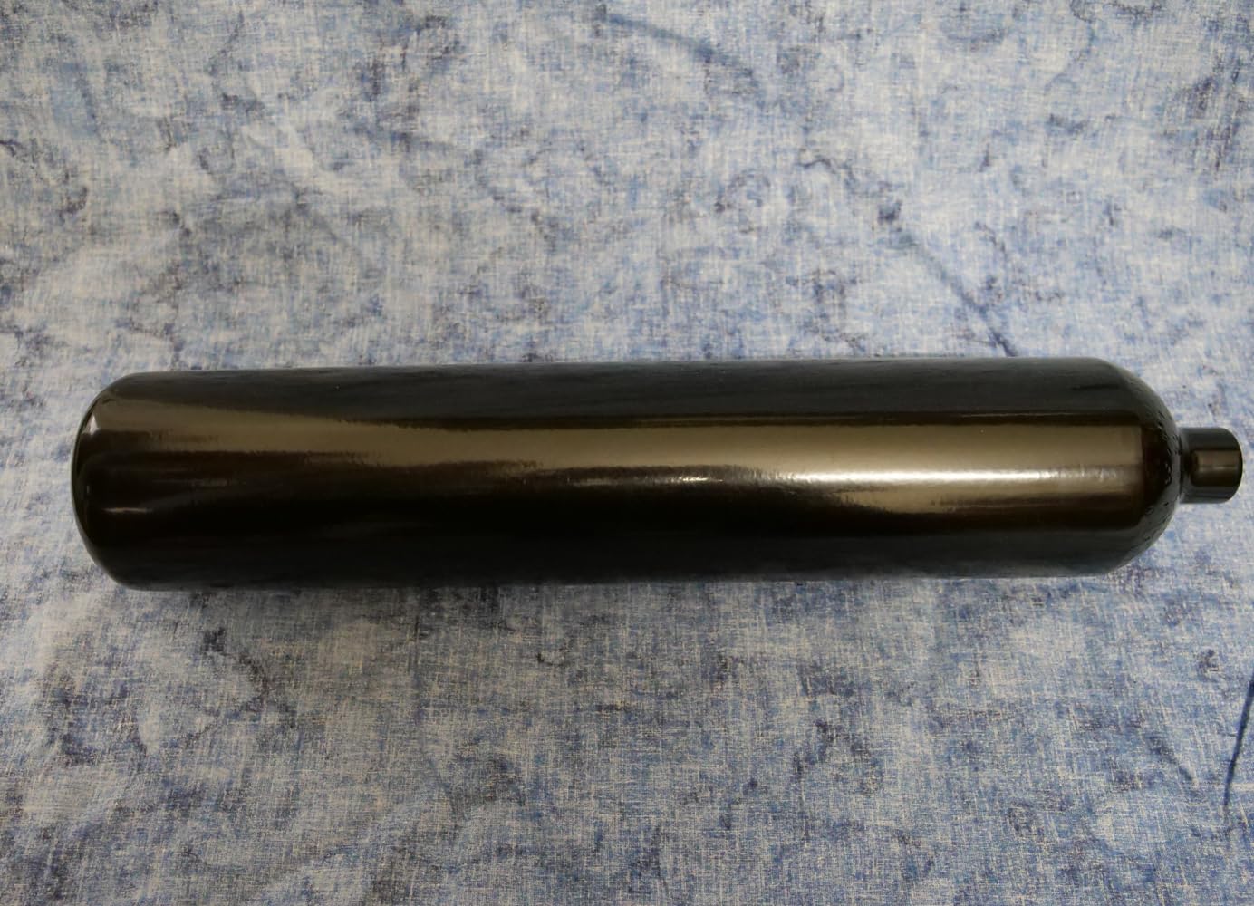 Stahlflasche/Tauchflasche 3 Liter 300 bar 100mm M25x2 ohne Ventil schwarz