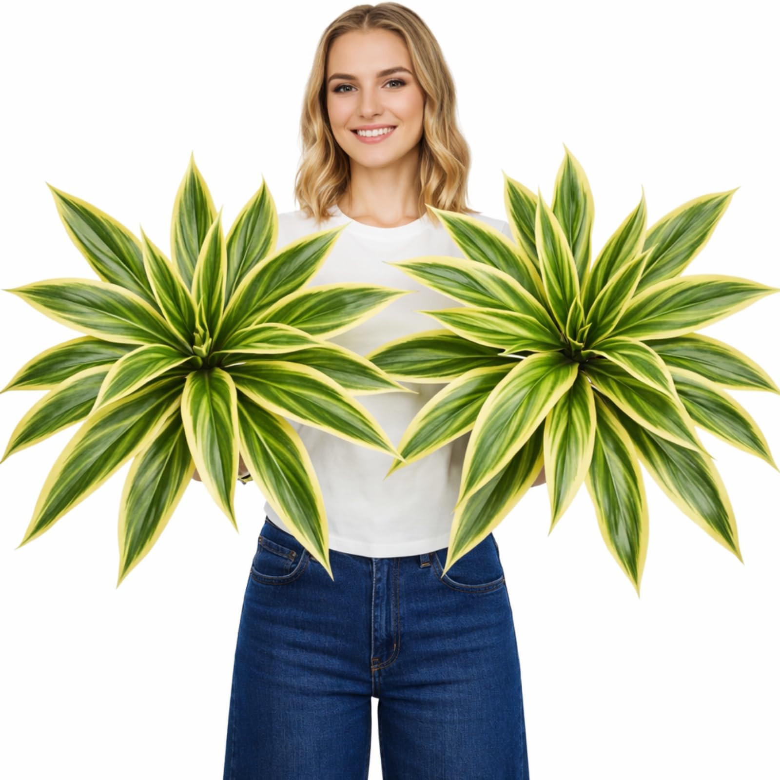 Photo 1 of Hotop Artificial Dracaena Stems (2 Pack)