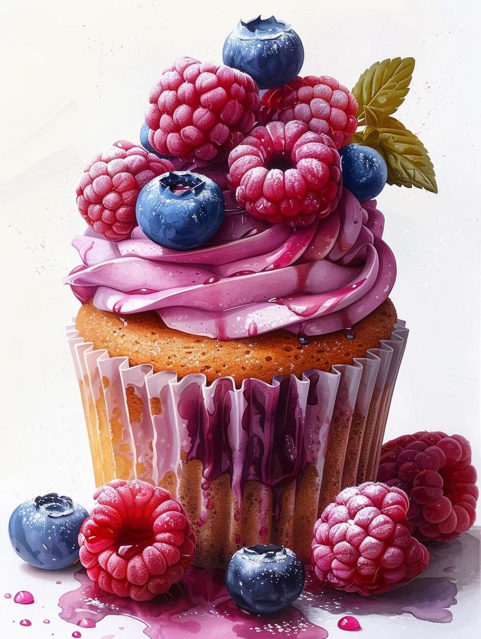 Rqwybcaxn Seed Bead Embroidery Kits Cartoon Cake 40x50cm