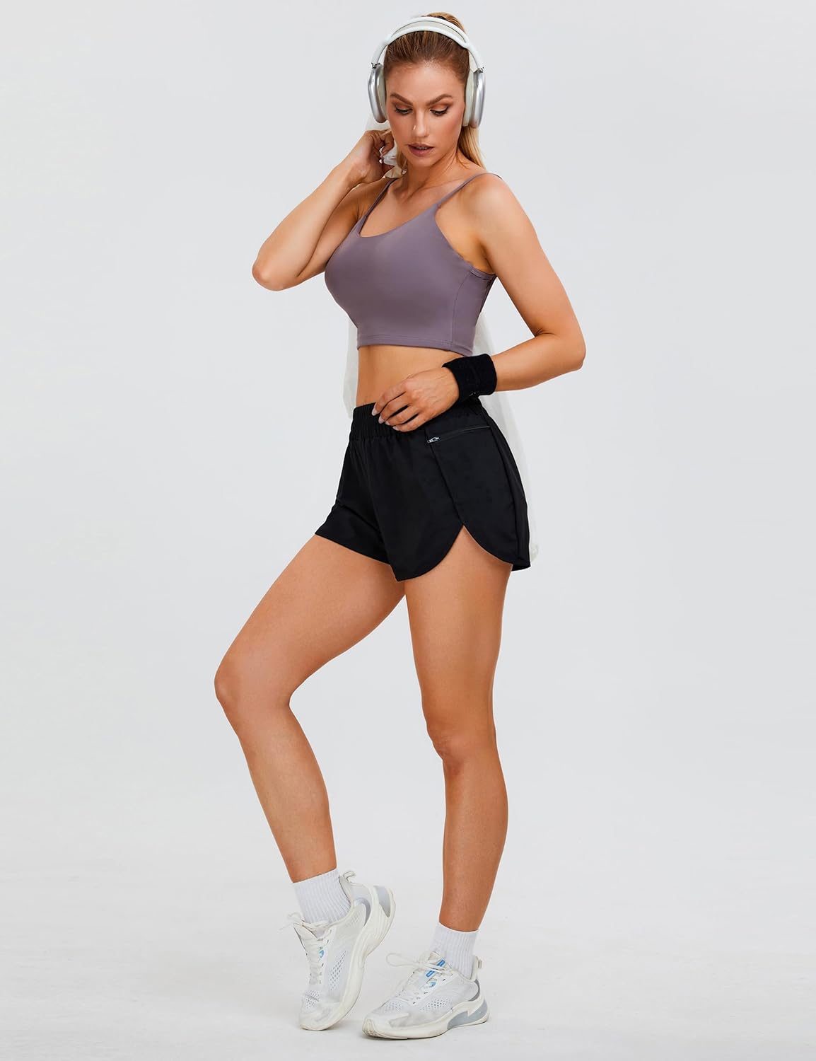 Blooming Jelly Women's Quick-Dry Running Shorts Workout Sport Layer Active Shorts with Pockets 1.75" - Image 2