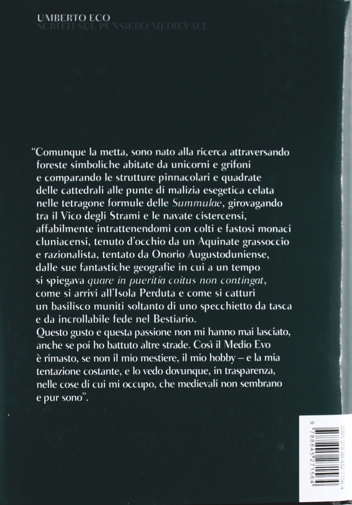 Scritti sul pensiero medievale
