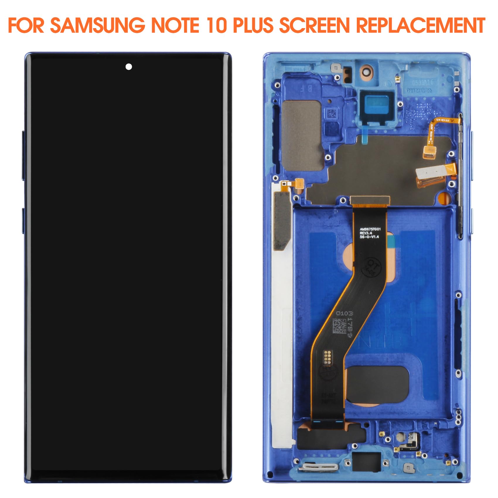 Vervanging van TFT LCD-scherm voor Note 10 Plus, Touchscreen