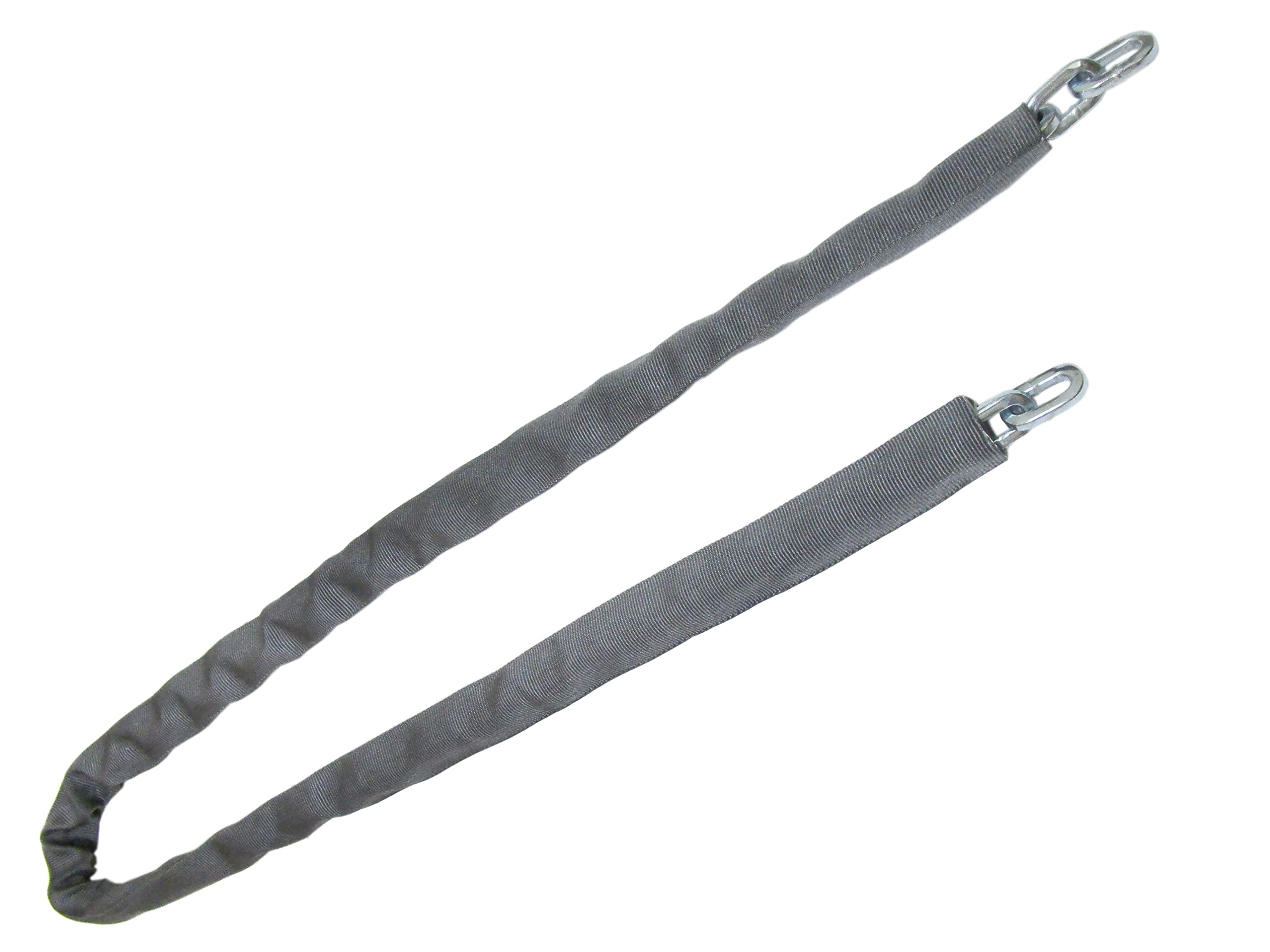 3/8 Guard Security Chain w/ Sleeve, Square Link, Case Hardened, Bicycle, Motorcycle, Gate (3 FT)