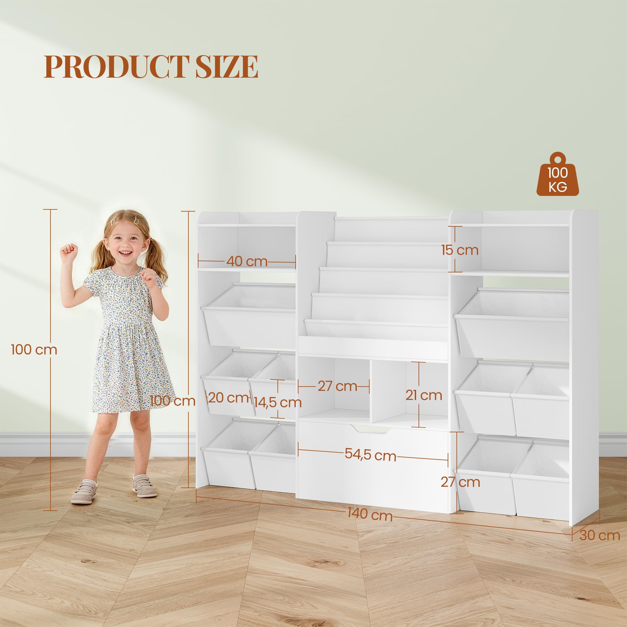HEXCELEN Regały na książki EHE6714103W