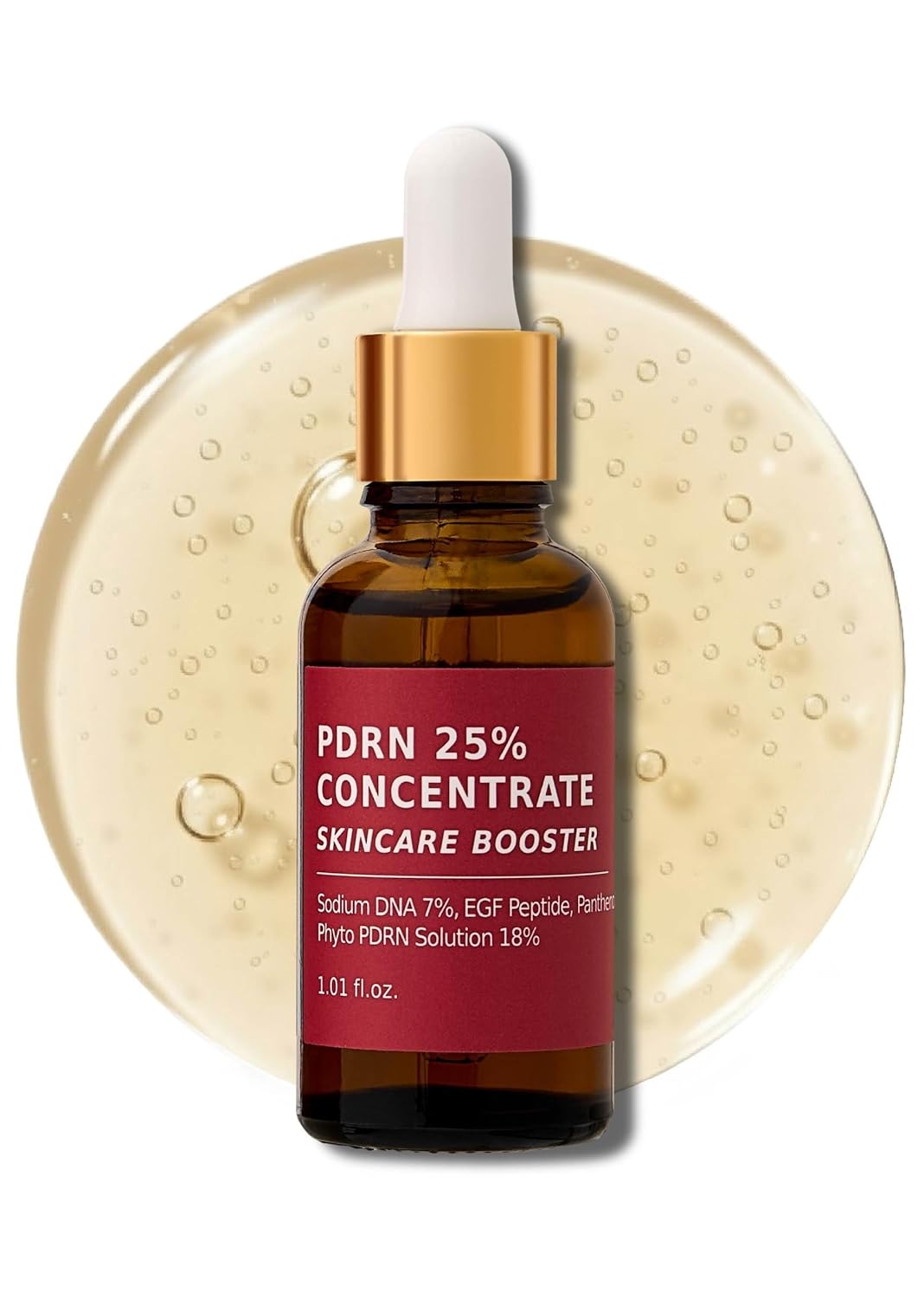 Salmon DNA PDRN 250,000 ppm Concentrate Skincare Booster - Microneedling Serum w/EGF Peptide & PDRN 25% Growth Factor - Anti-Aging Face Serum with Panthenol 1 Fl Oz Korean Skincare - Image 8