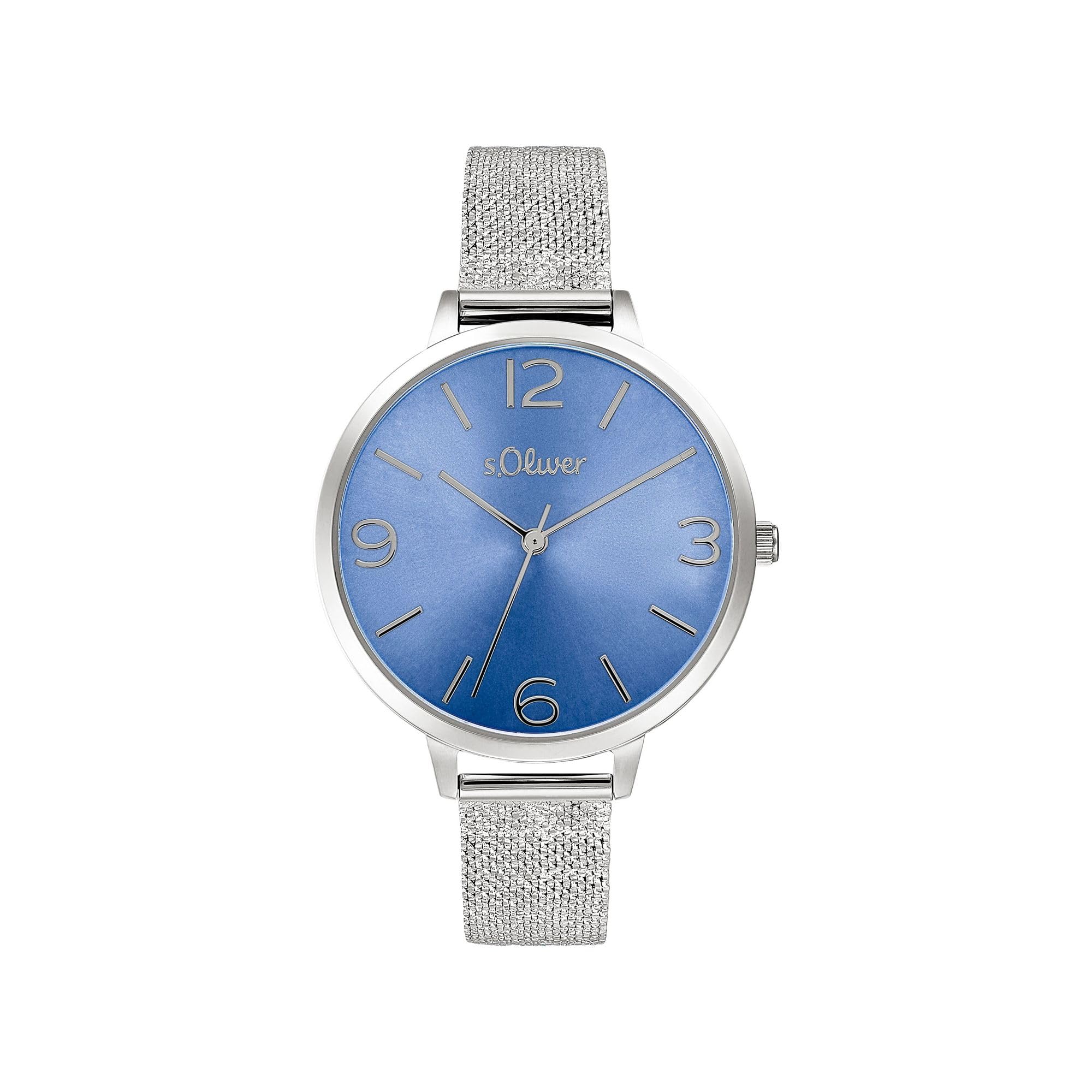 s.Oliver Damen Uhr Armbanduhr Edelstahl Silber 2037703