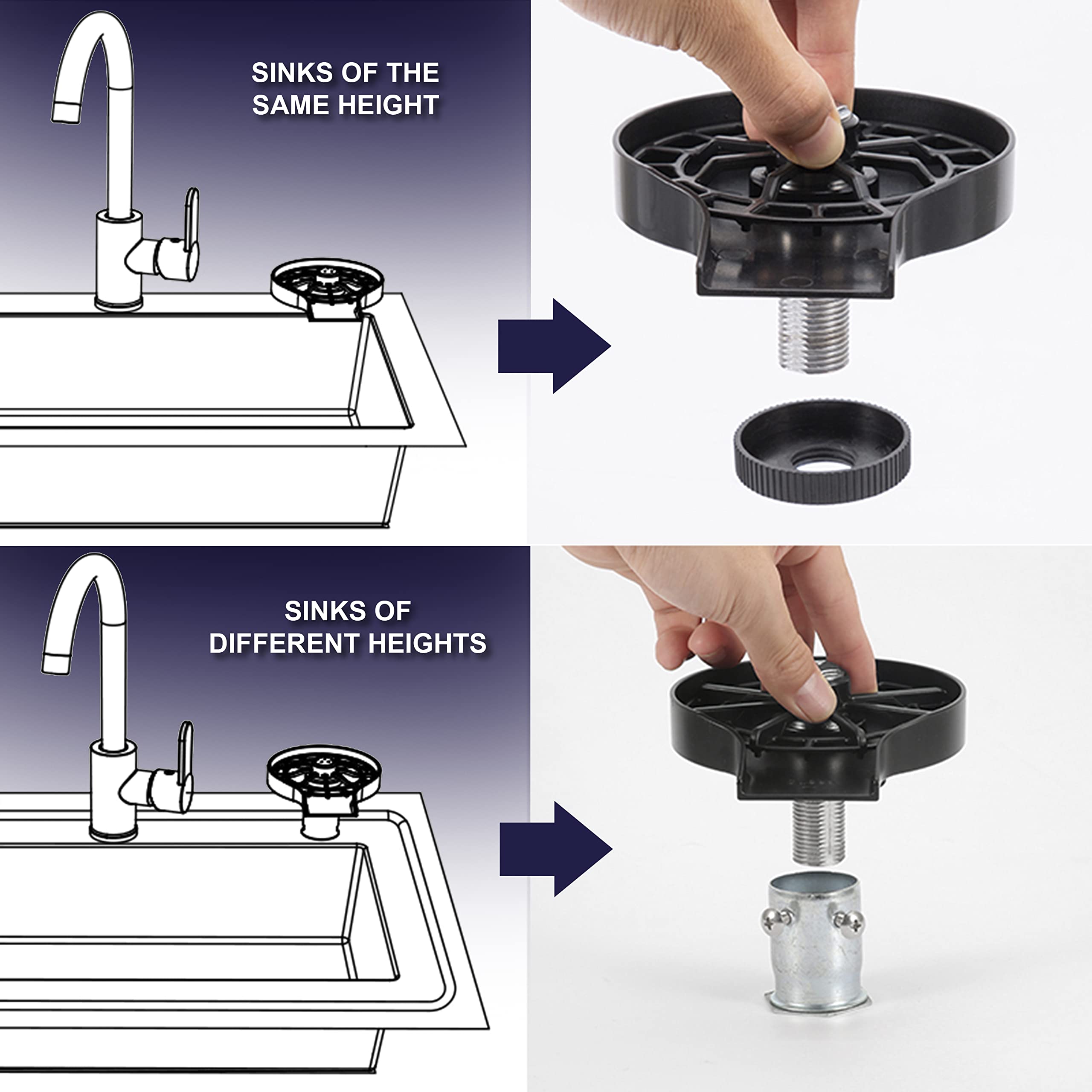 Buy Cup Washer for Sink Glass Rinser Cup Cleaner for Sink Bottle