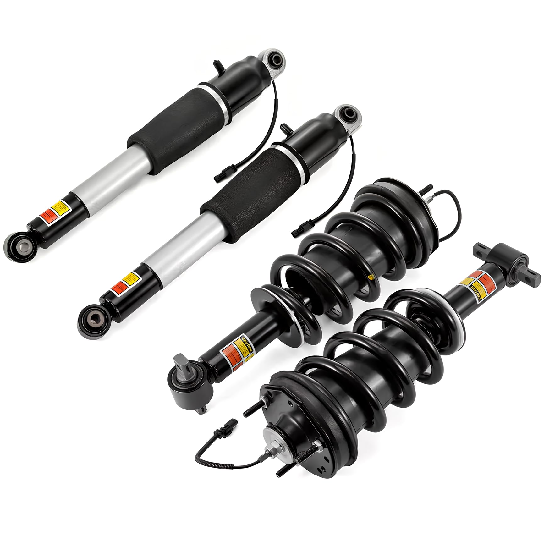 84176631 84176675 4-PCS Front & Rear Shock Absorber Struts with Magnetic Ride Control Compatible with 2015-2020 Escalade ESV, Suburban, Tahoe, GMC Yukon XL
