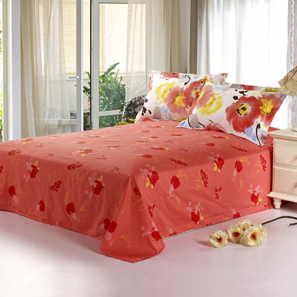 Draps en coton 160x230cm lit simple ou double pour une chambre épurée