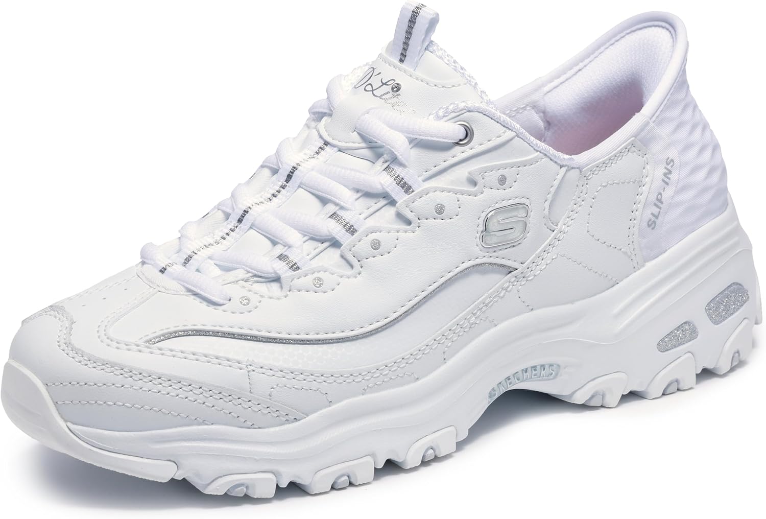 Skechers Women's D'Lites-New Classic Hands Free Slip-Ins Sneakers