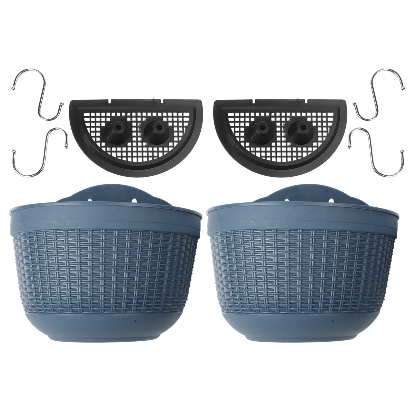 Pots de fleurs pour balcon étroits | Balustrade fleurie sans percer avec pots suspendus