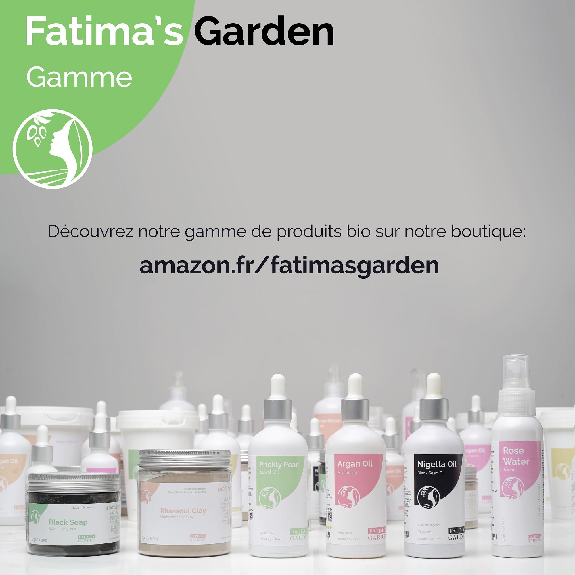 Fatima's Garden Huile de Graines de Figuier de Barbarie - Sérum Anti-Âge Bio, 50ml