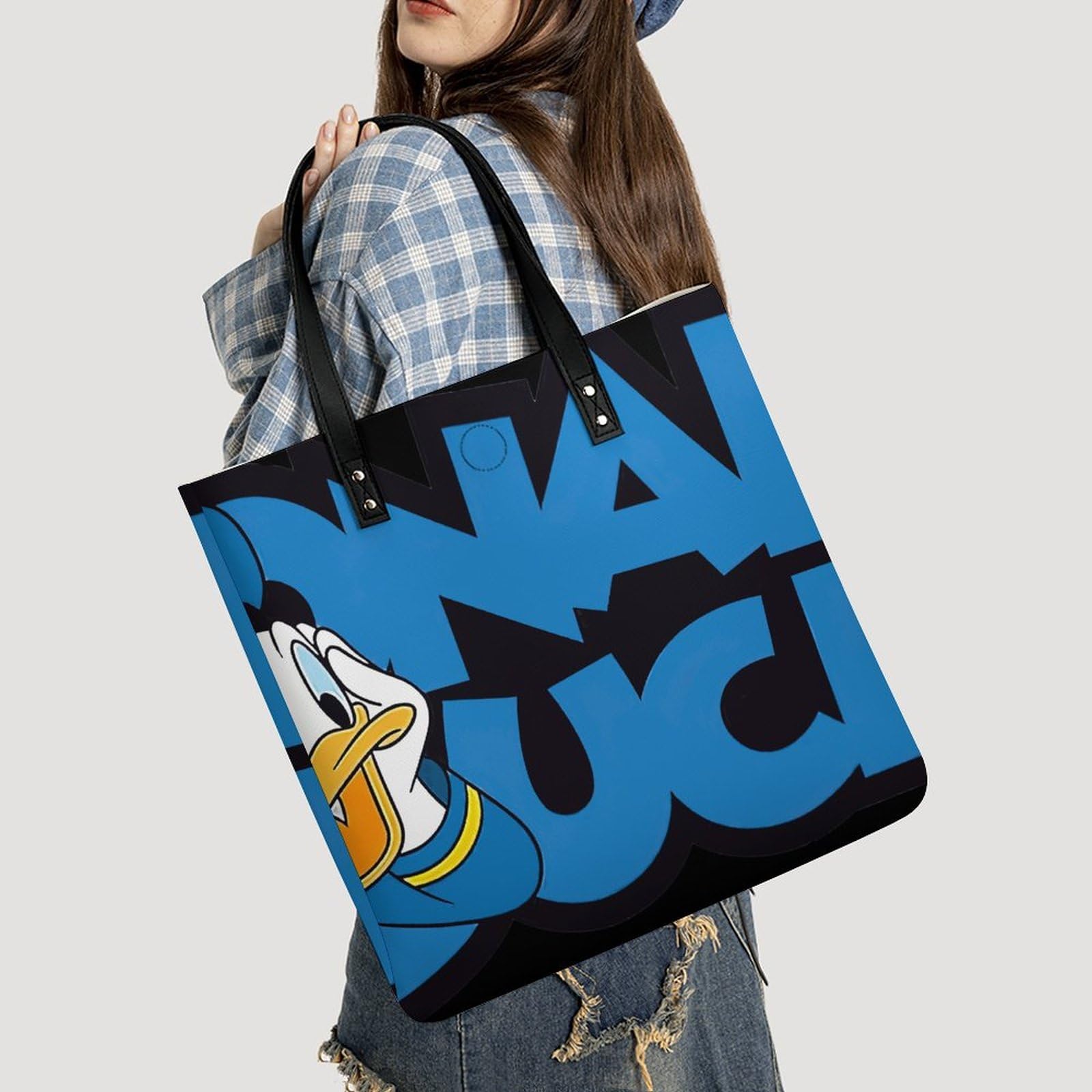 Amazon.co.jp: ドナルドダック ハンドバッグ レディース トートバッグ 