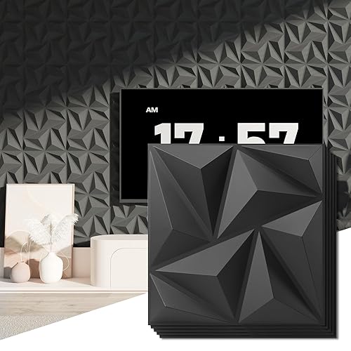 Art3d 3D Wall Panels 20 Pack, 11.8" x 11.8" (19