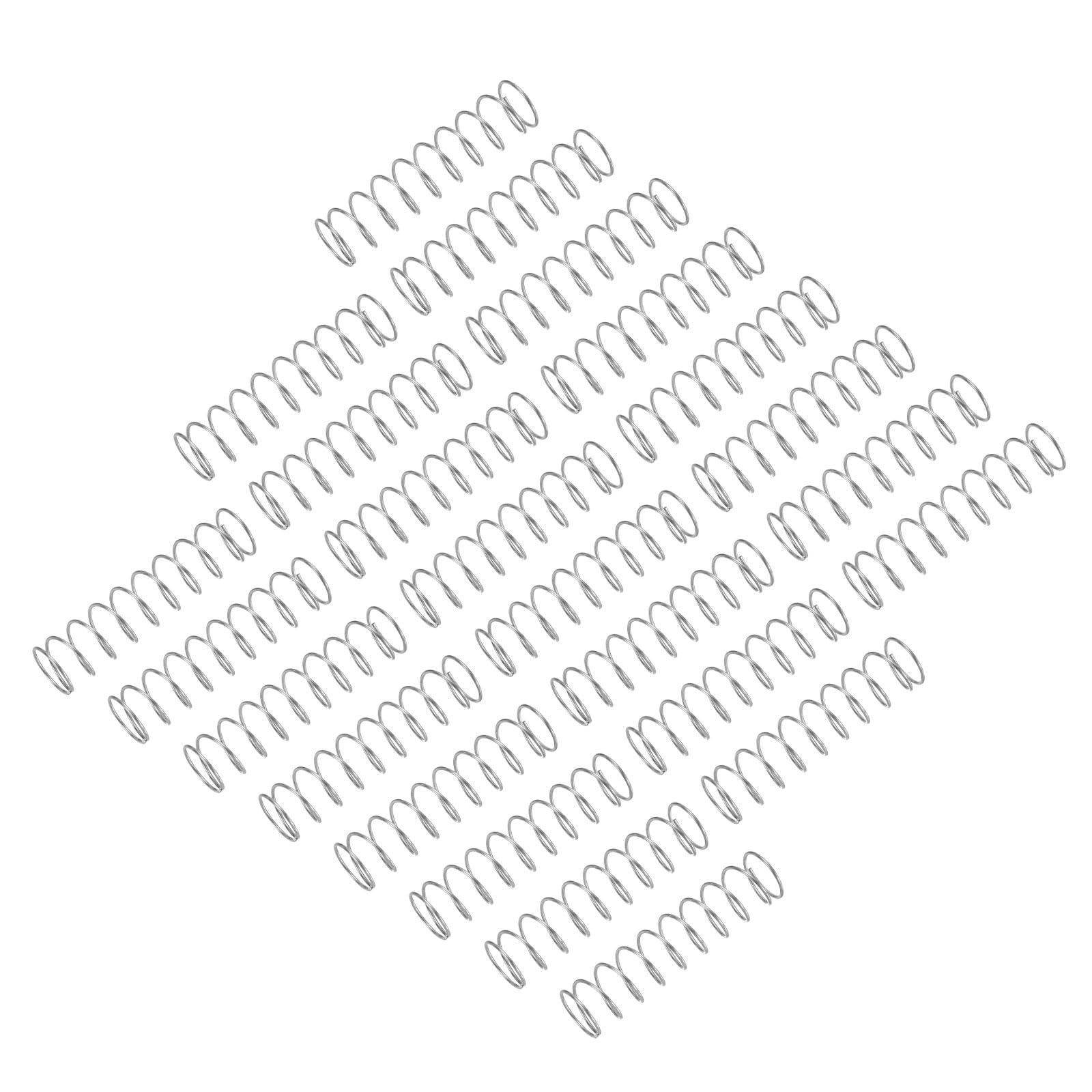 uxcell 25Pcs Compression Spring, 304 Stainless Steel 8mm OD 0.8mm Wire 15mm Length Mechanical Spring for Shop Home Repair Project, Silver Tone — Amazon image 27