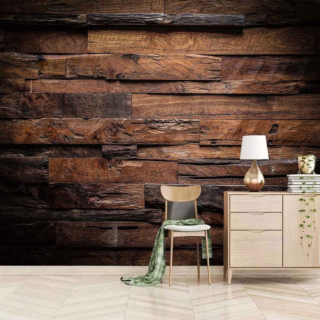 Papier peint canvas 3D vintage pour transformer votre salon et couloir