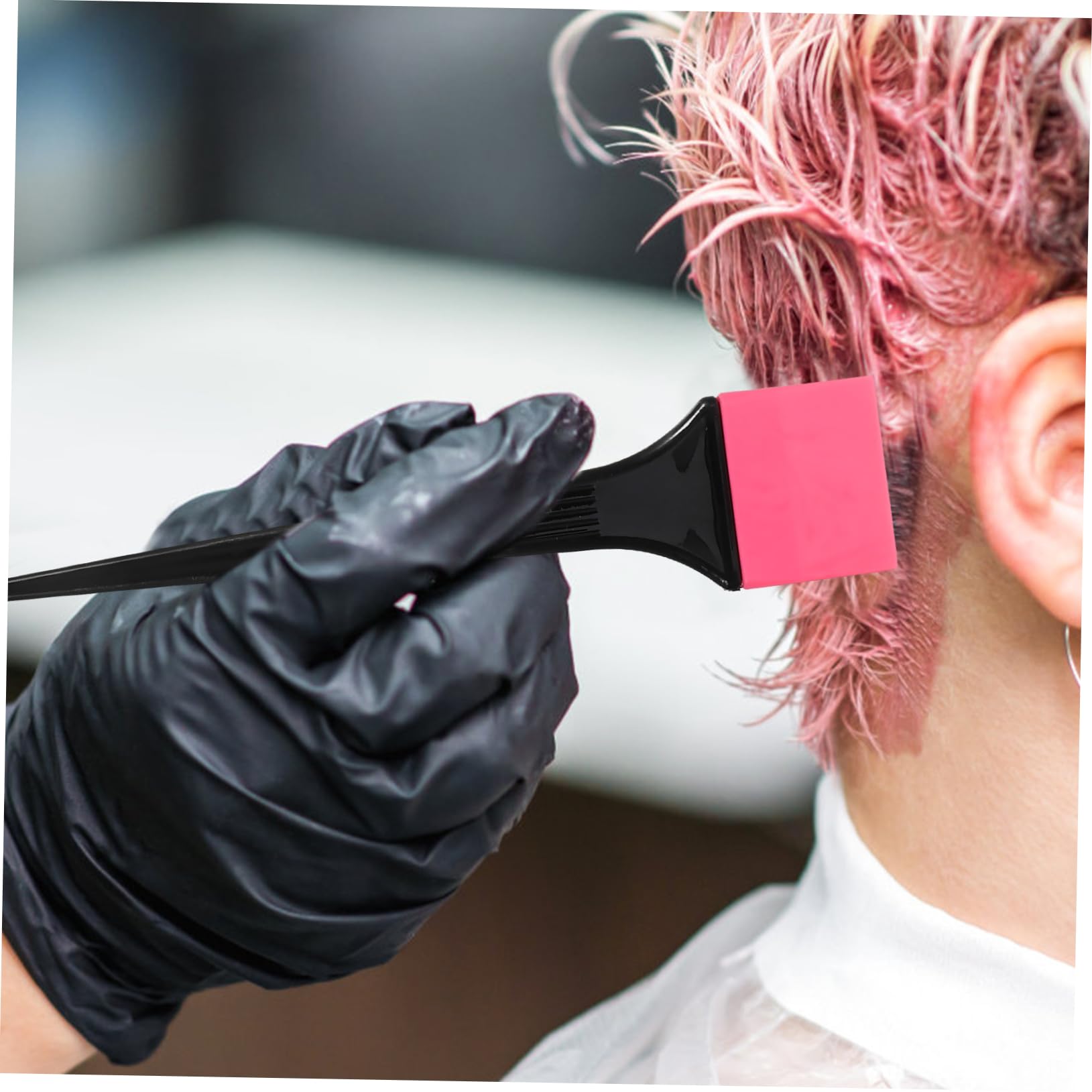 Beatifufu Hair Tint Brush Set 6pcs Silicone Hair Dye Applicators for Home or Professional Use