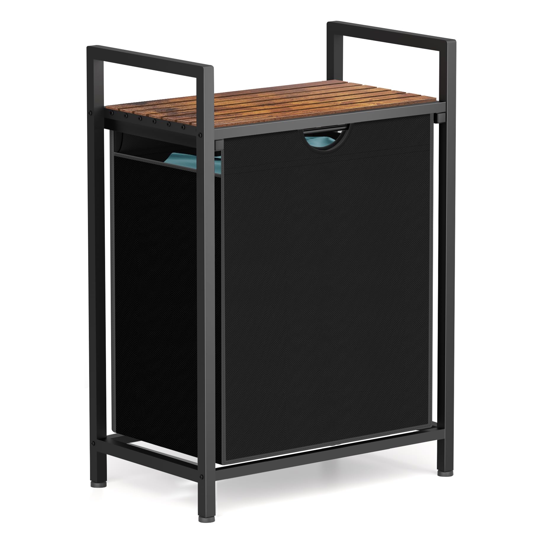 Sonharlar Laundry Sorter with Removable Bag, 16 Gallons Laundry Hamper with Adjustable Feet, Laundry Basket for Laundry Room, Bathroom and Bedroom(