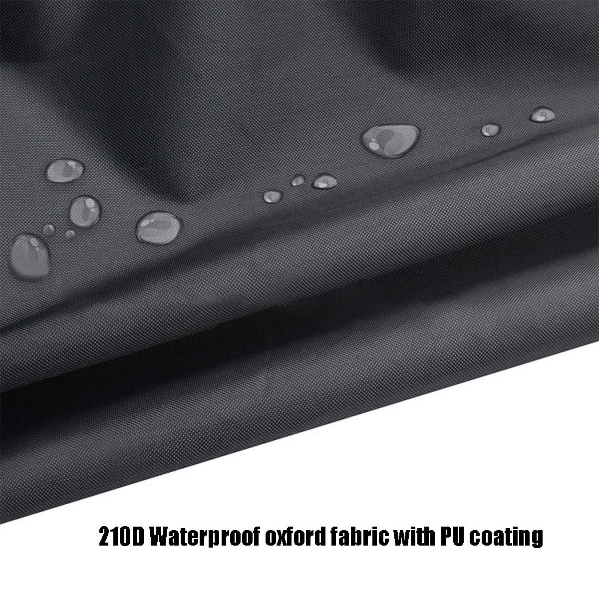 Copertura per sedia sospesa da patio, impermeabile, in tessuto Oxford 210D, con fodera in PVC, copertura per sedia a dondolo da veranda da patio, copertura per sedia a uovo con borsa